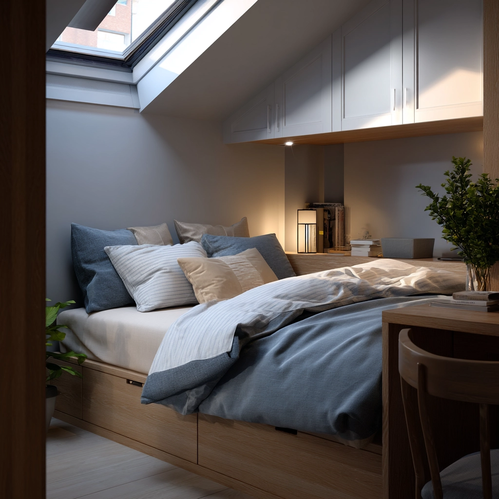 contemporary minimalist bedroom 15