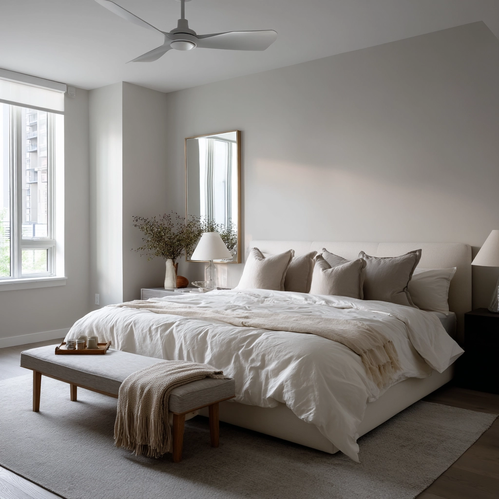 contemporary minimalist bedroom 17