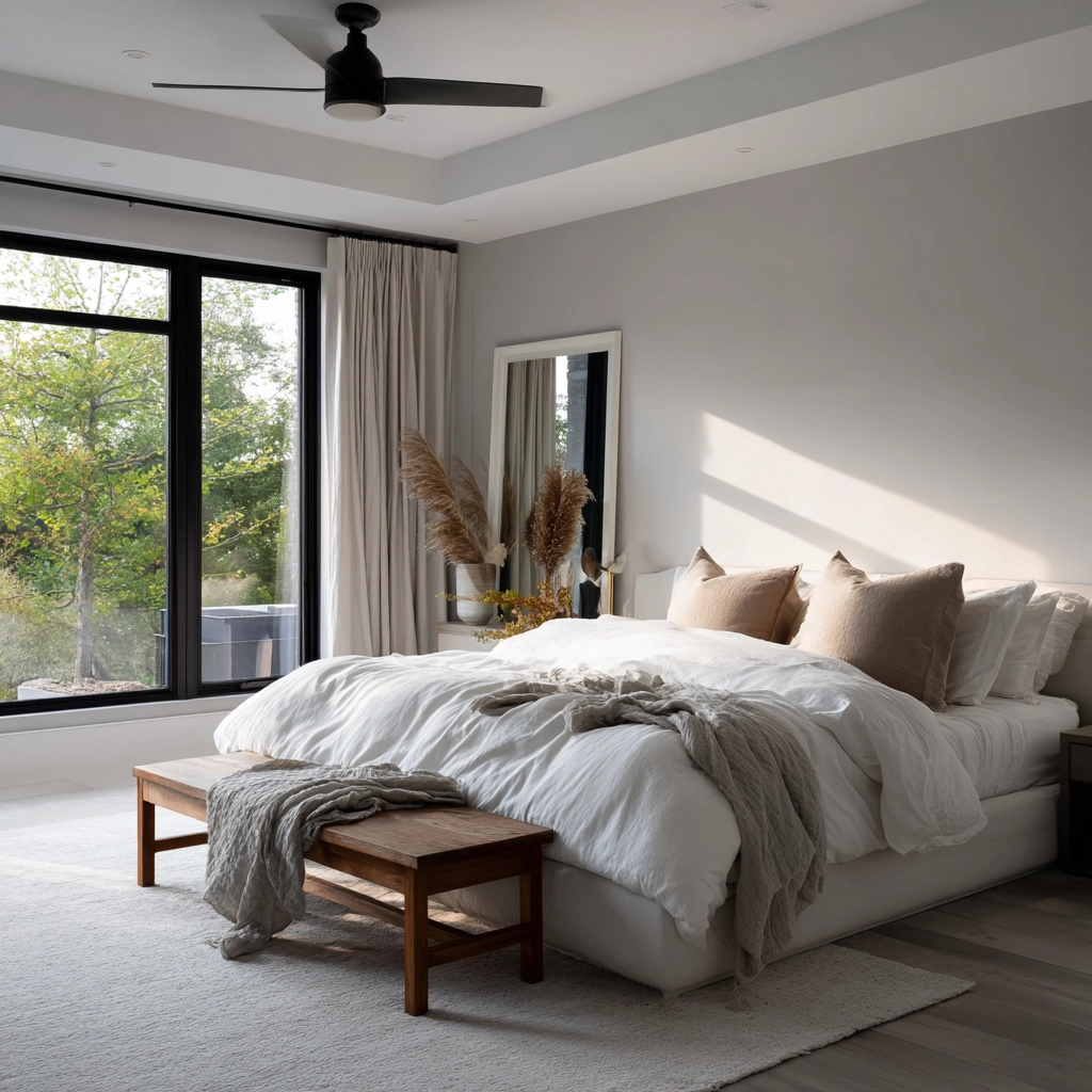 contemporary minimalist bedroom 18