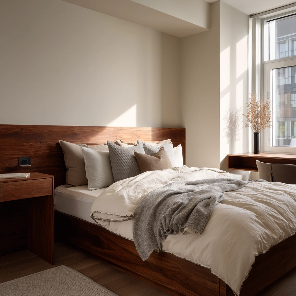 contemporary minimalist bedroom 22