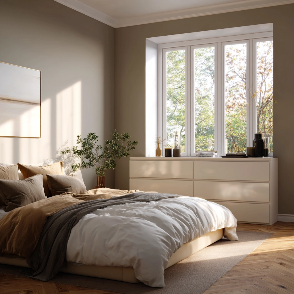 contemporary minimalist bedroom 43
