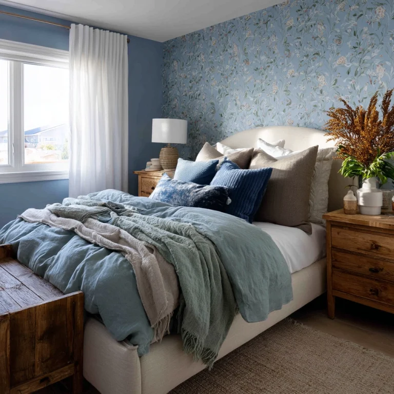 cozy bedroom blue 1