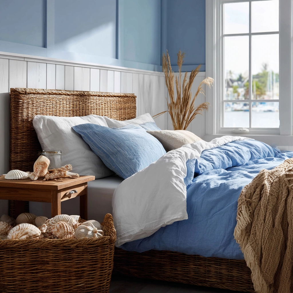 cozy bedroom blue 15
