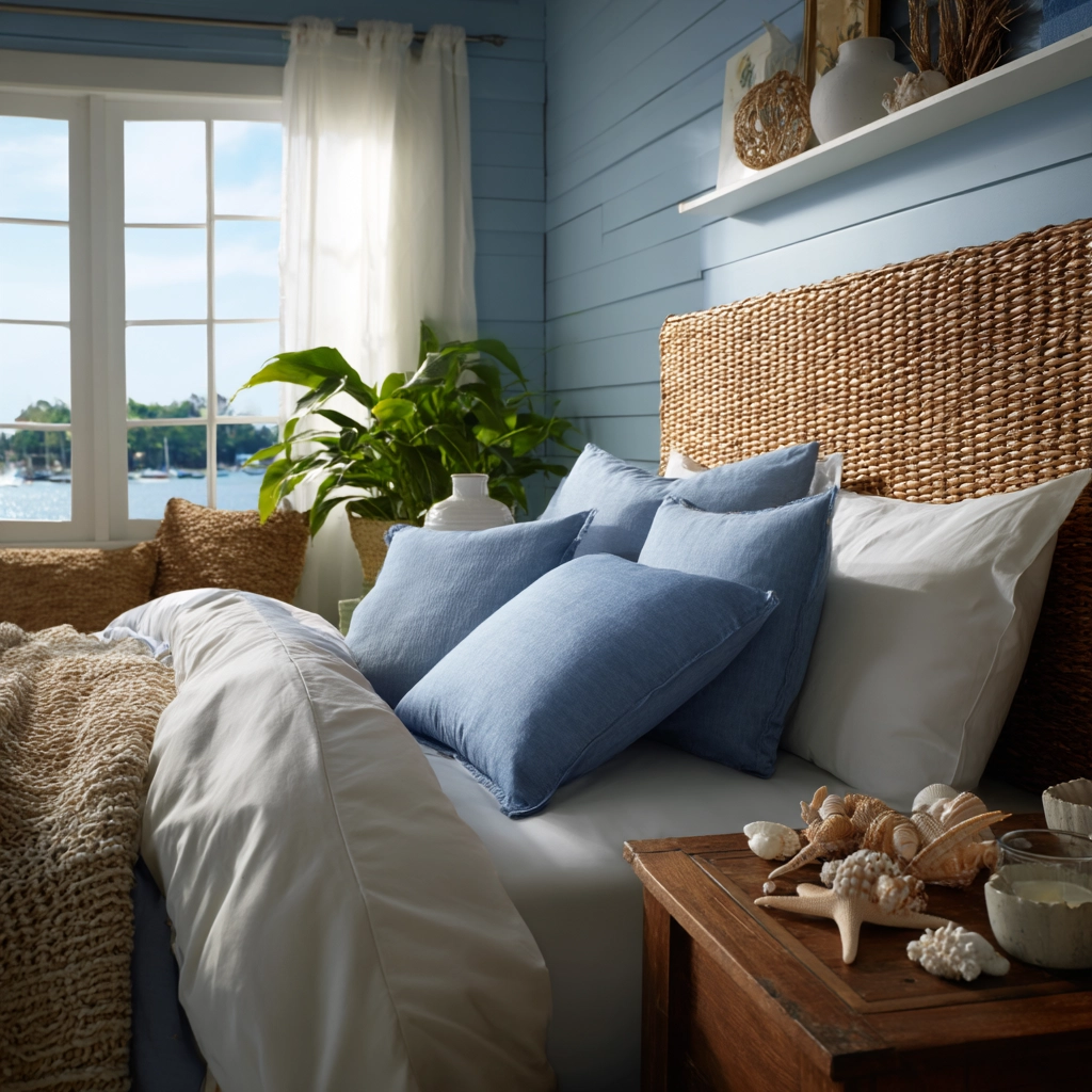 cozy bedroom blue 16