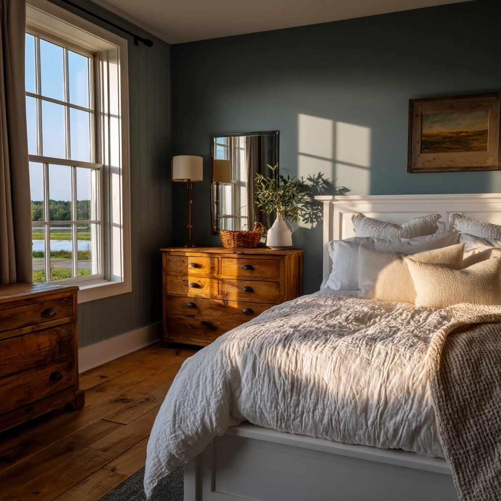 cozy bedroom blue 18
