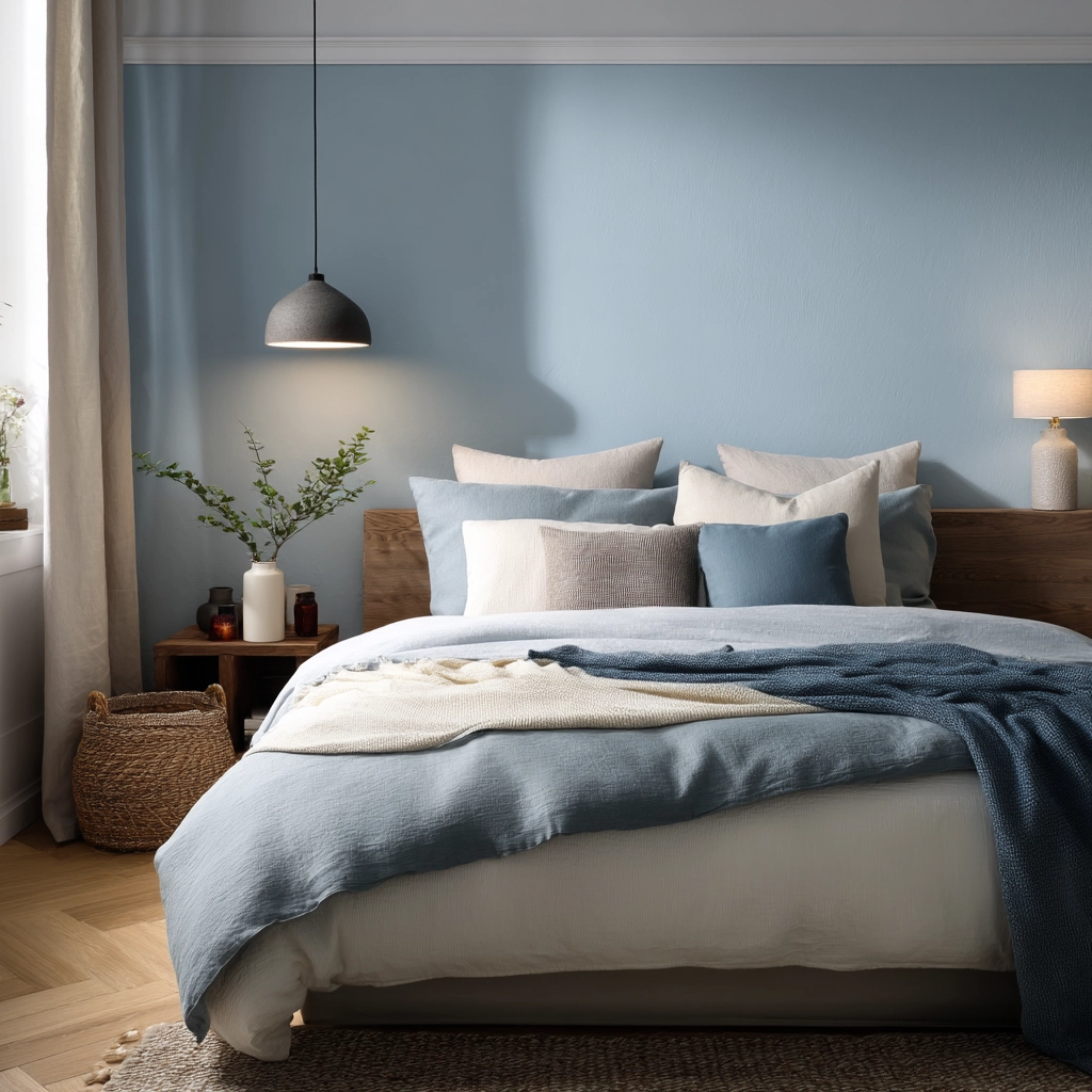 cozy bedroom blue 34