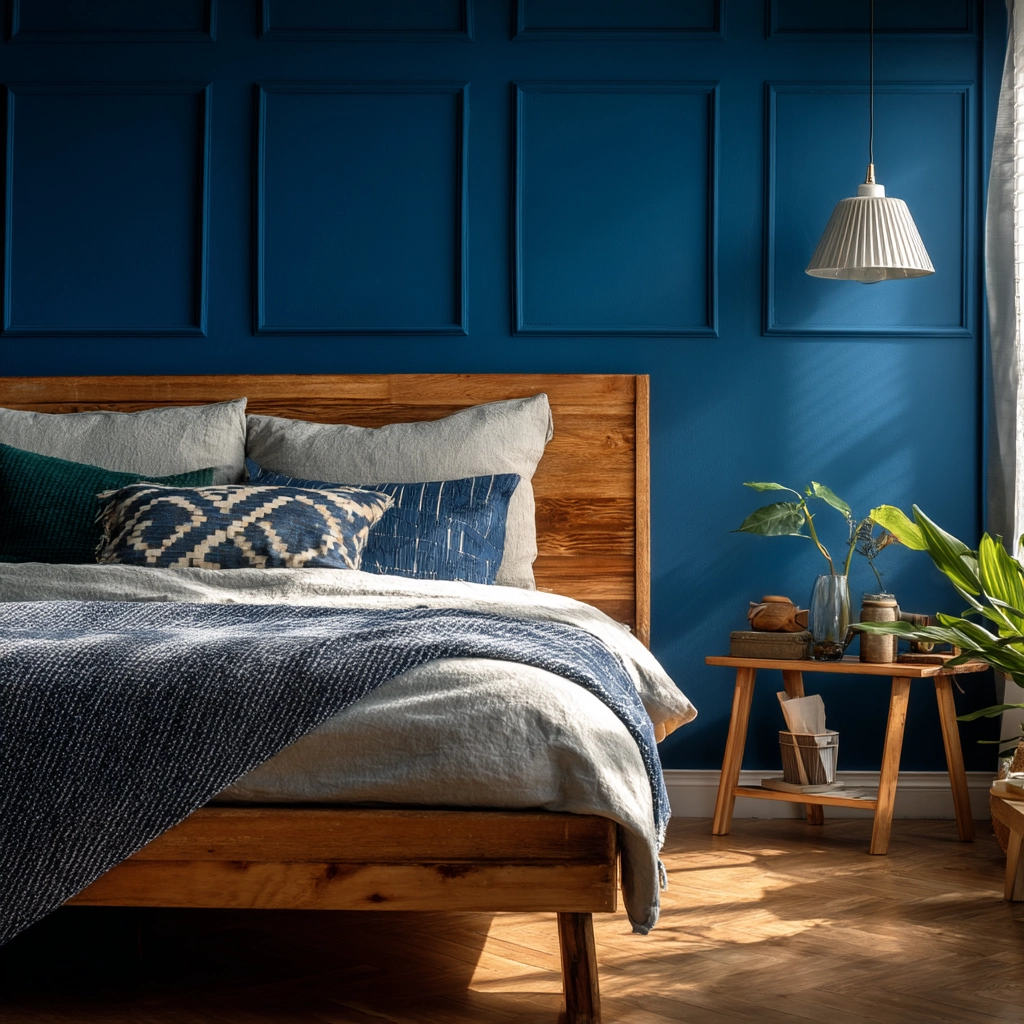 cozy bedroom blue 39