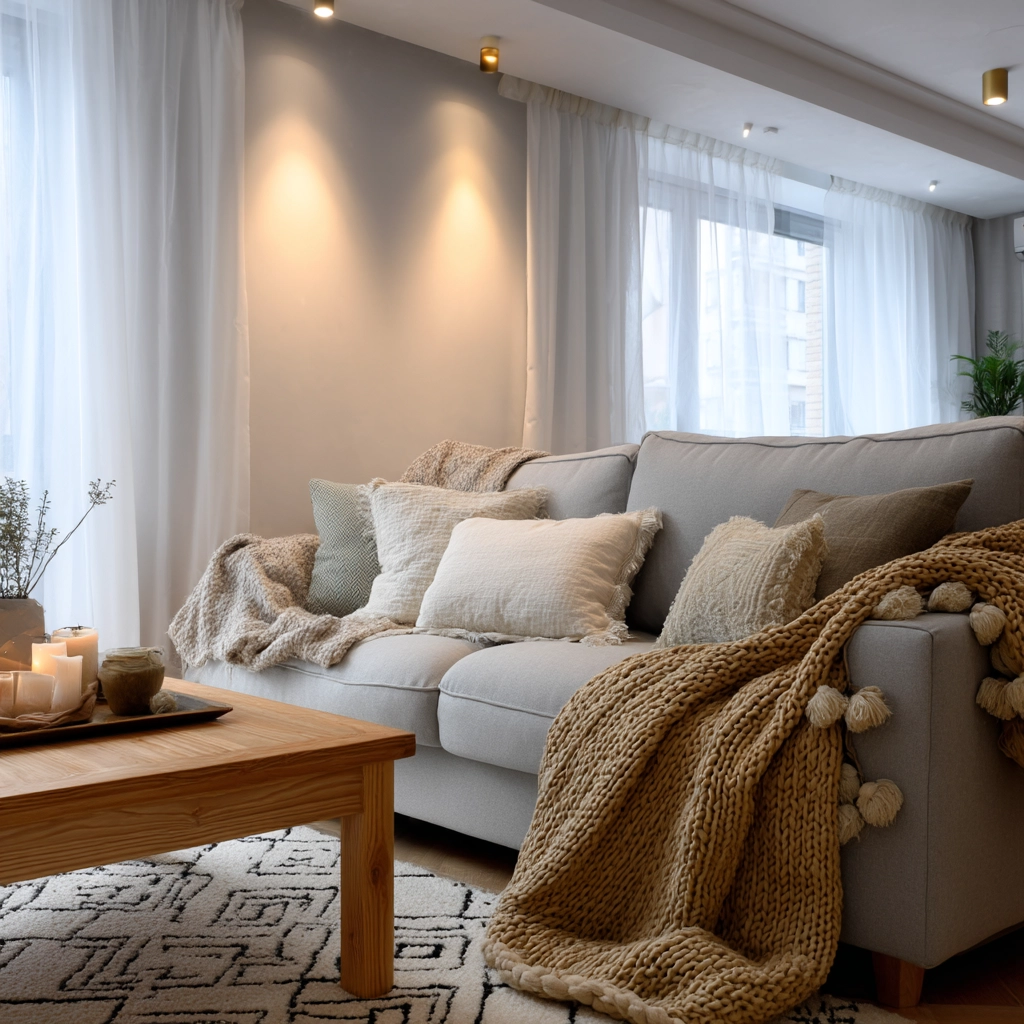 cozy lighting living room 10