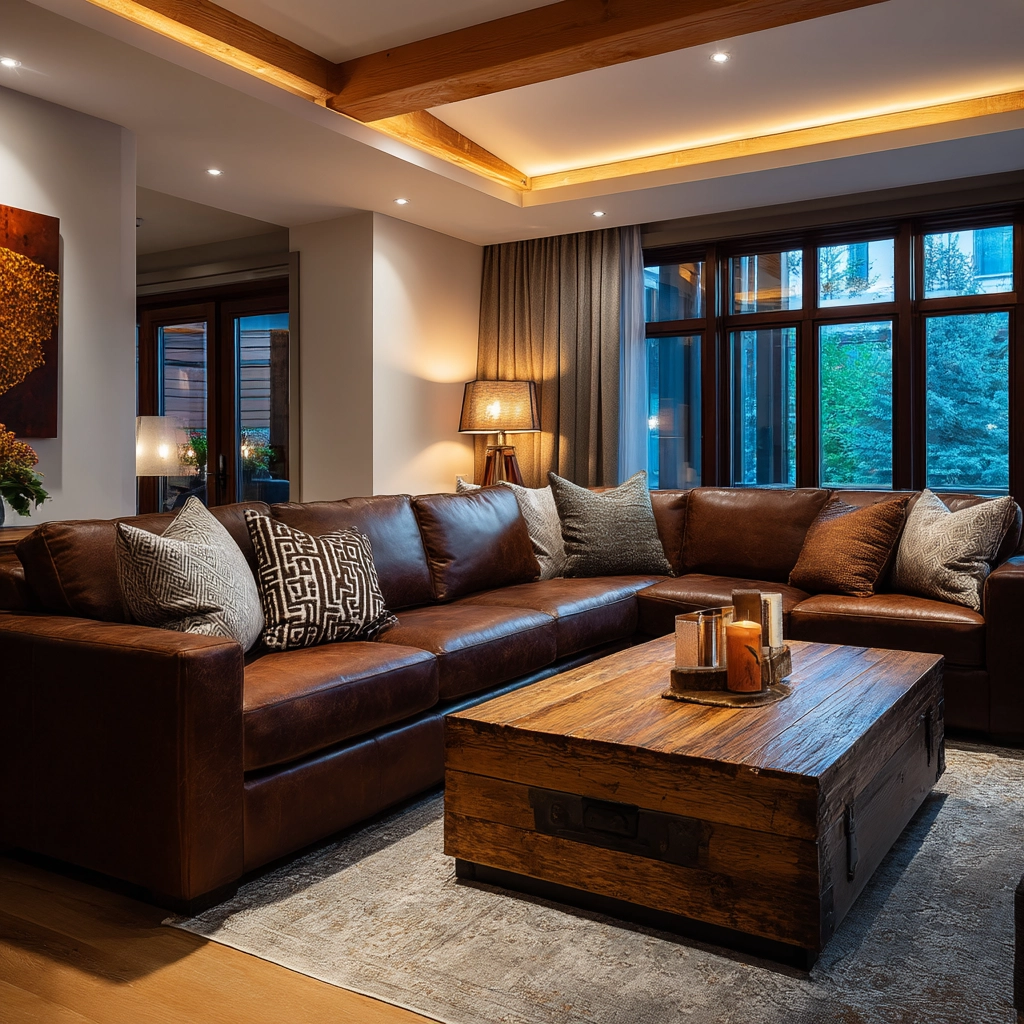 cozy lighting living room 13