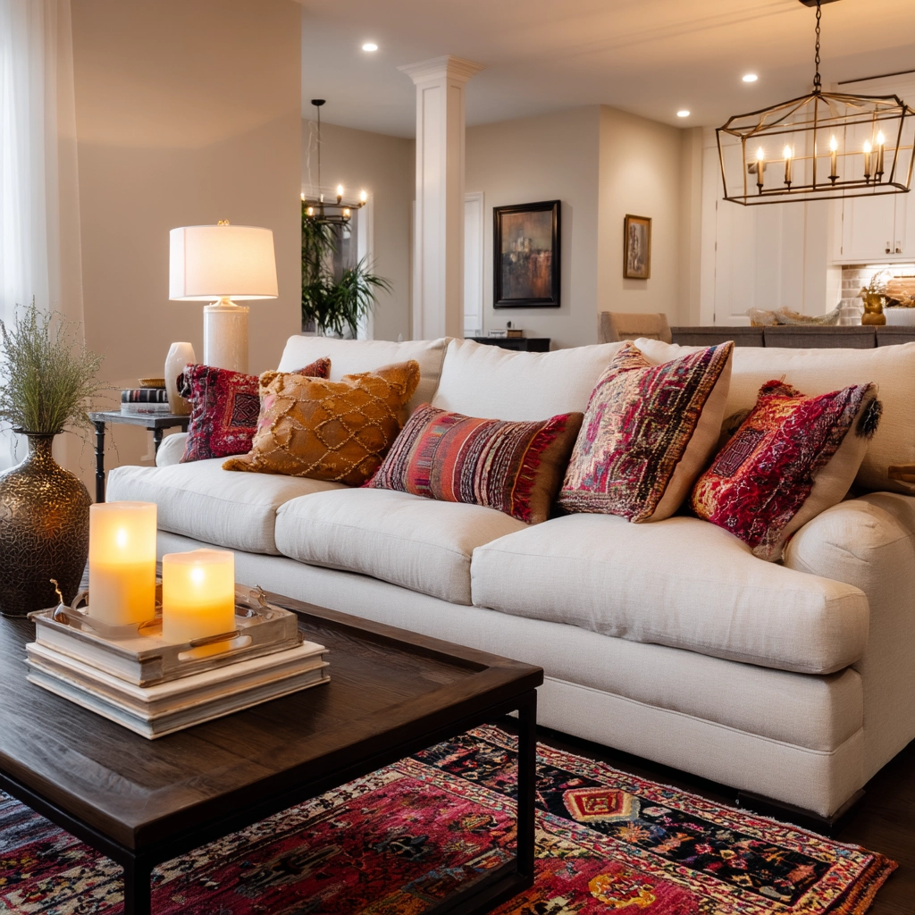 cozy lighting living room 17