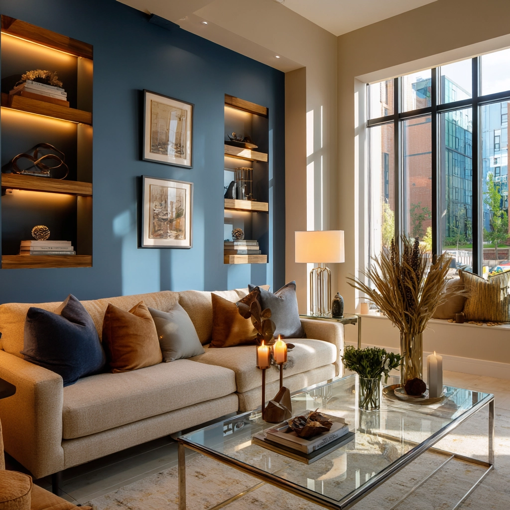 cozy lighting living room 29