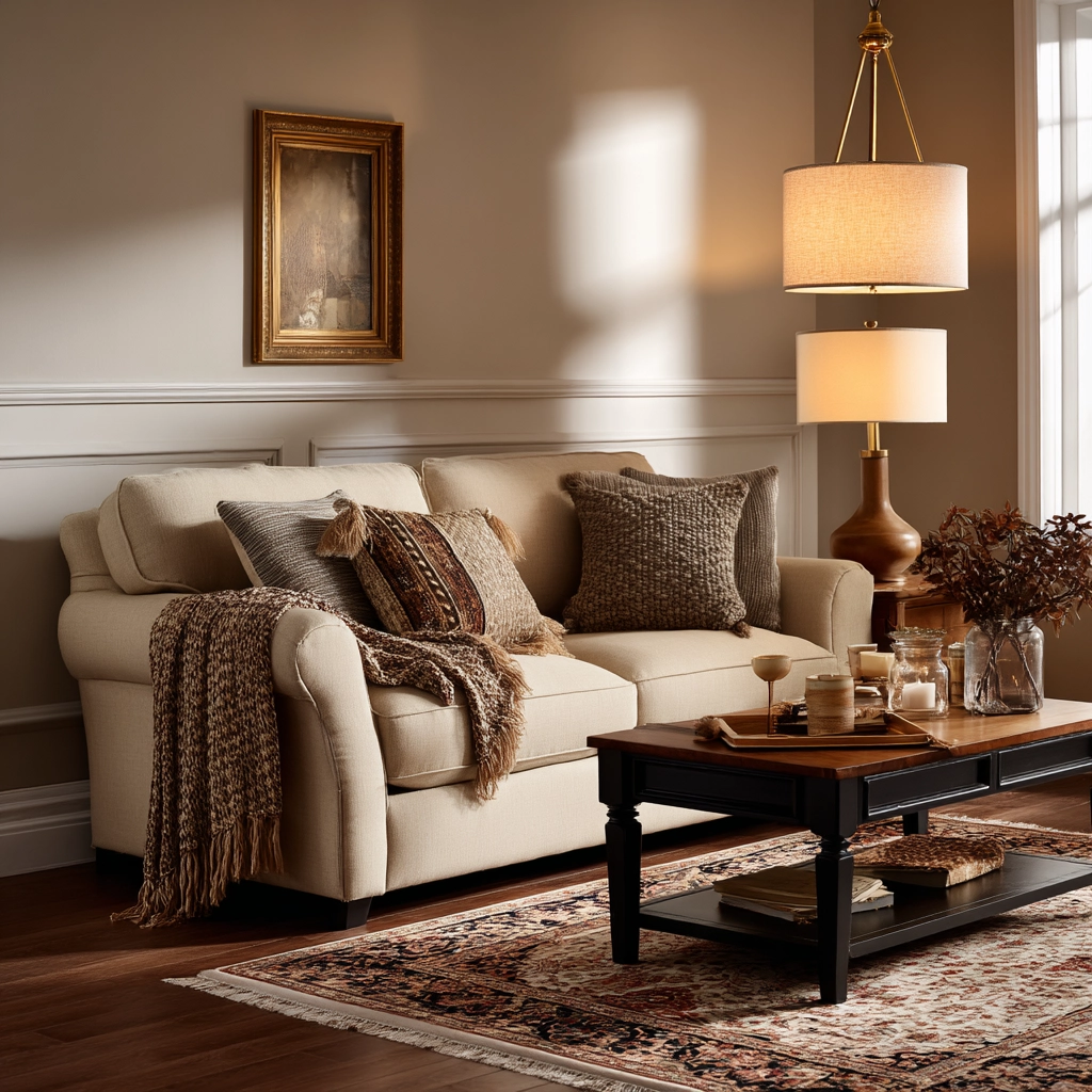 cozy lighting living room 34