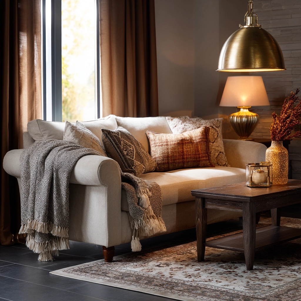cozy lighting living room 36
