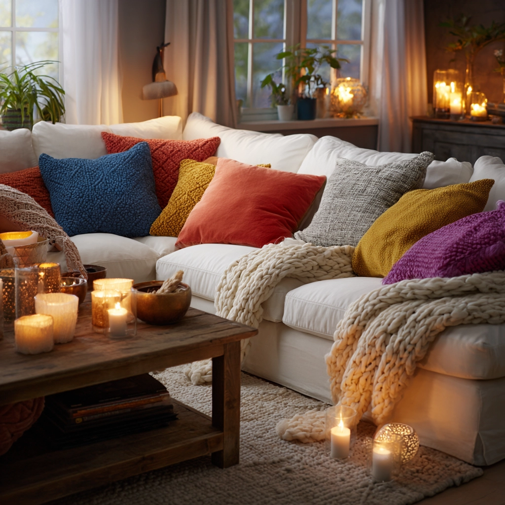 cozy lighting living room 42