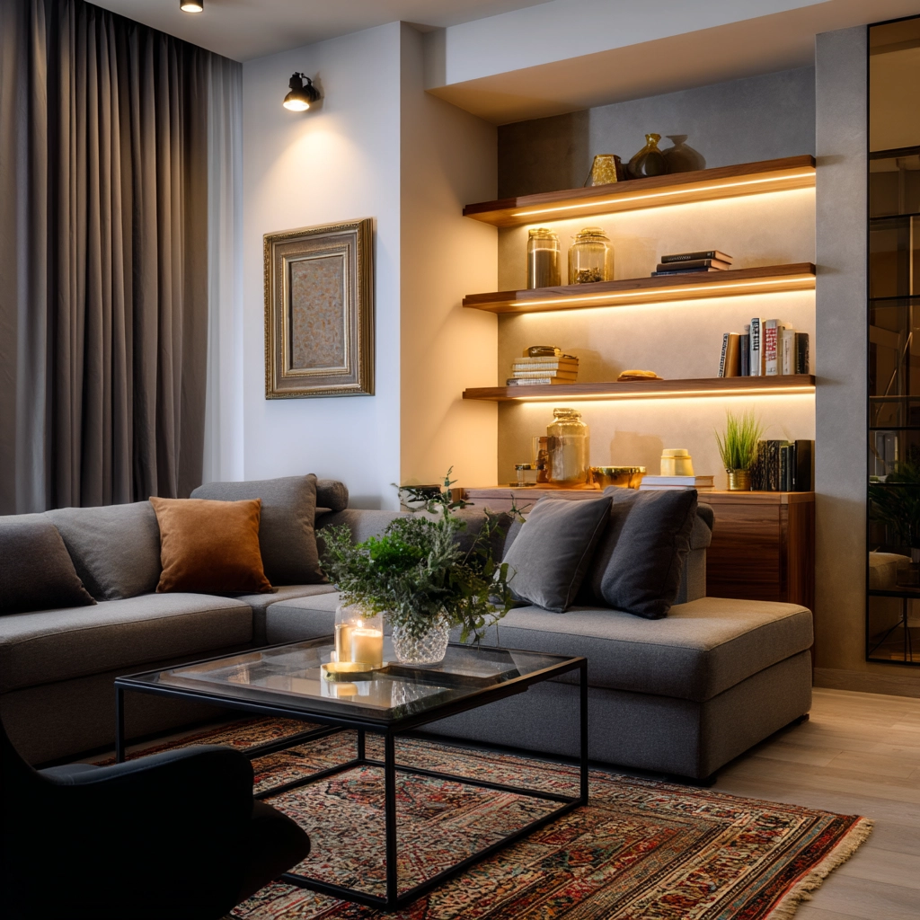 cozy lighting living room 54