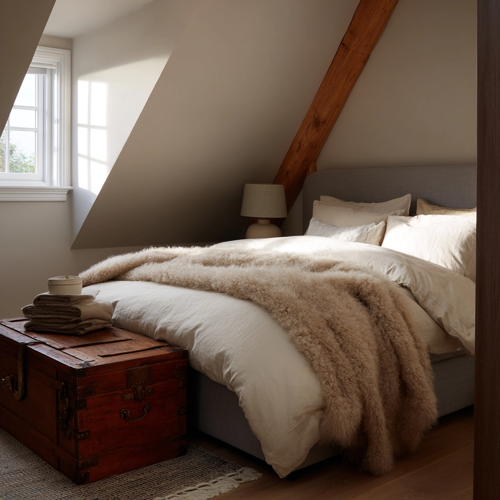 cozy neutral bedroom 21