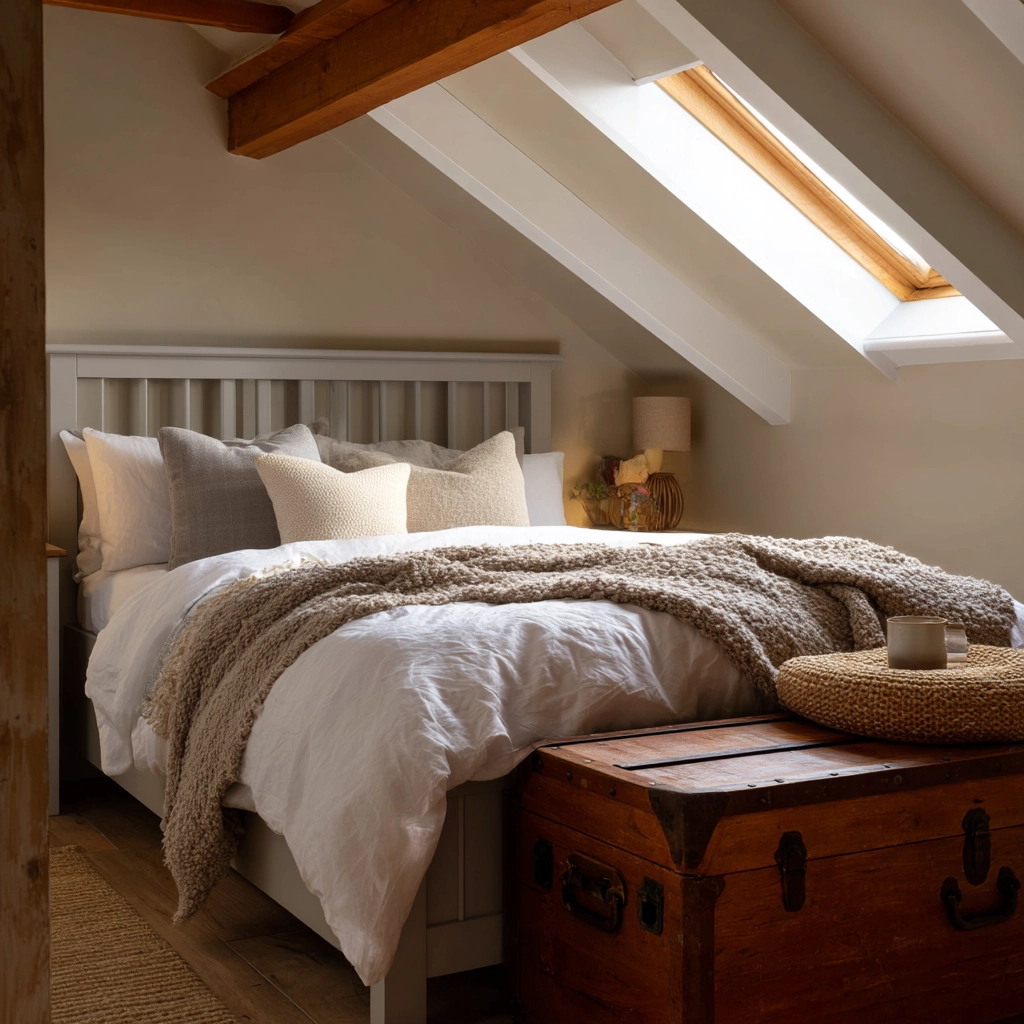 cozy neutral bedroom 22