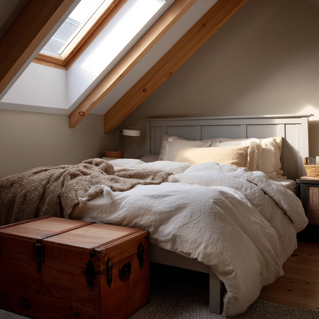cozy neutral bedroom 23
