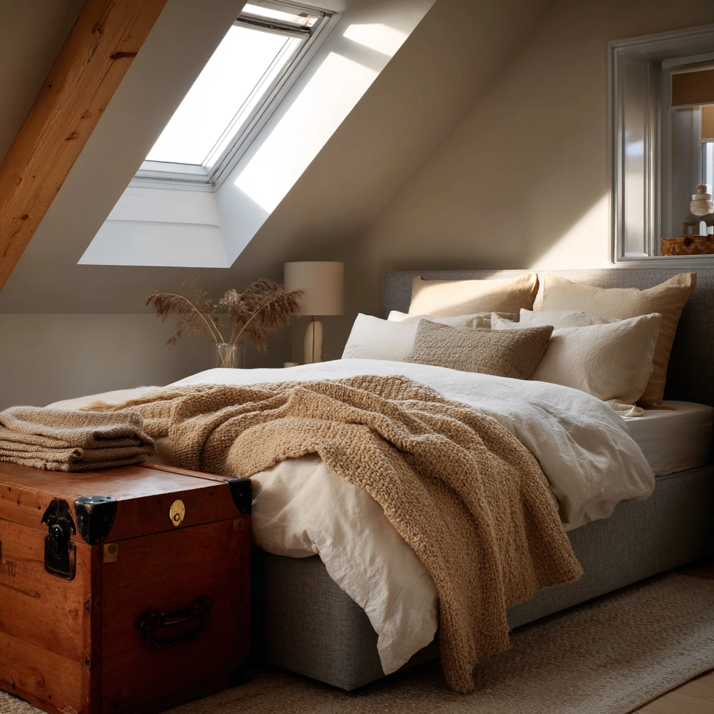 cozy neutral bedroom 24