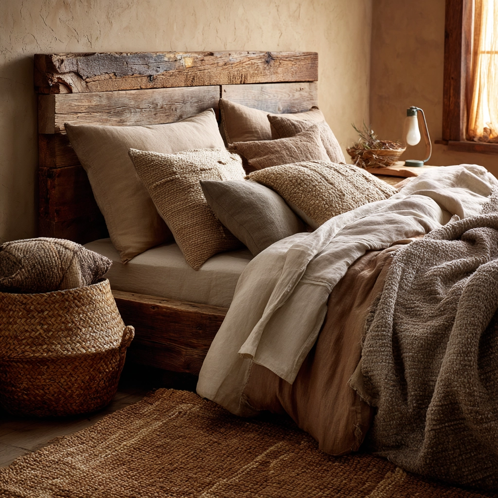 cozy neutral bedroom 26