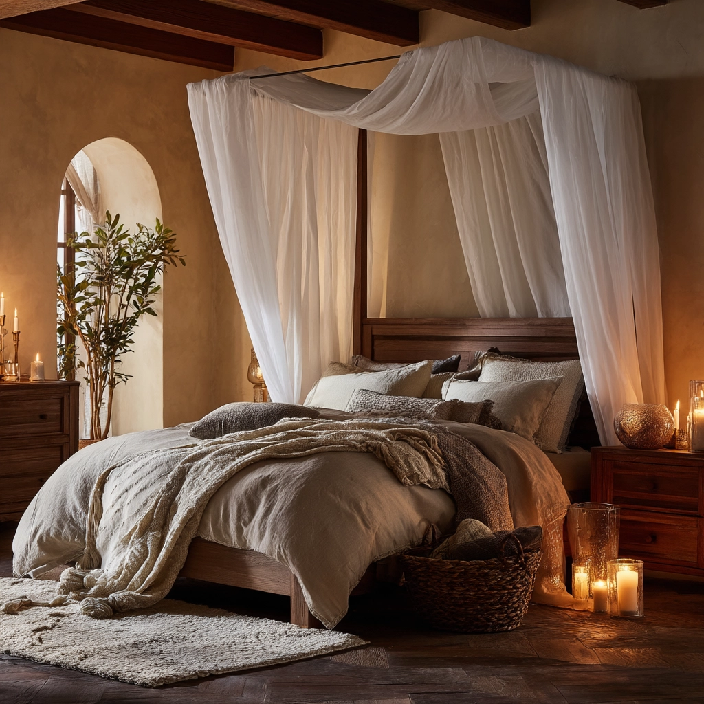 cozy neutral bedroom 35