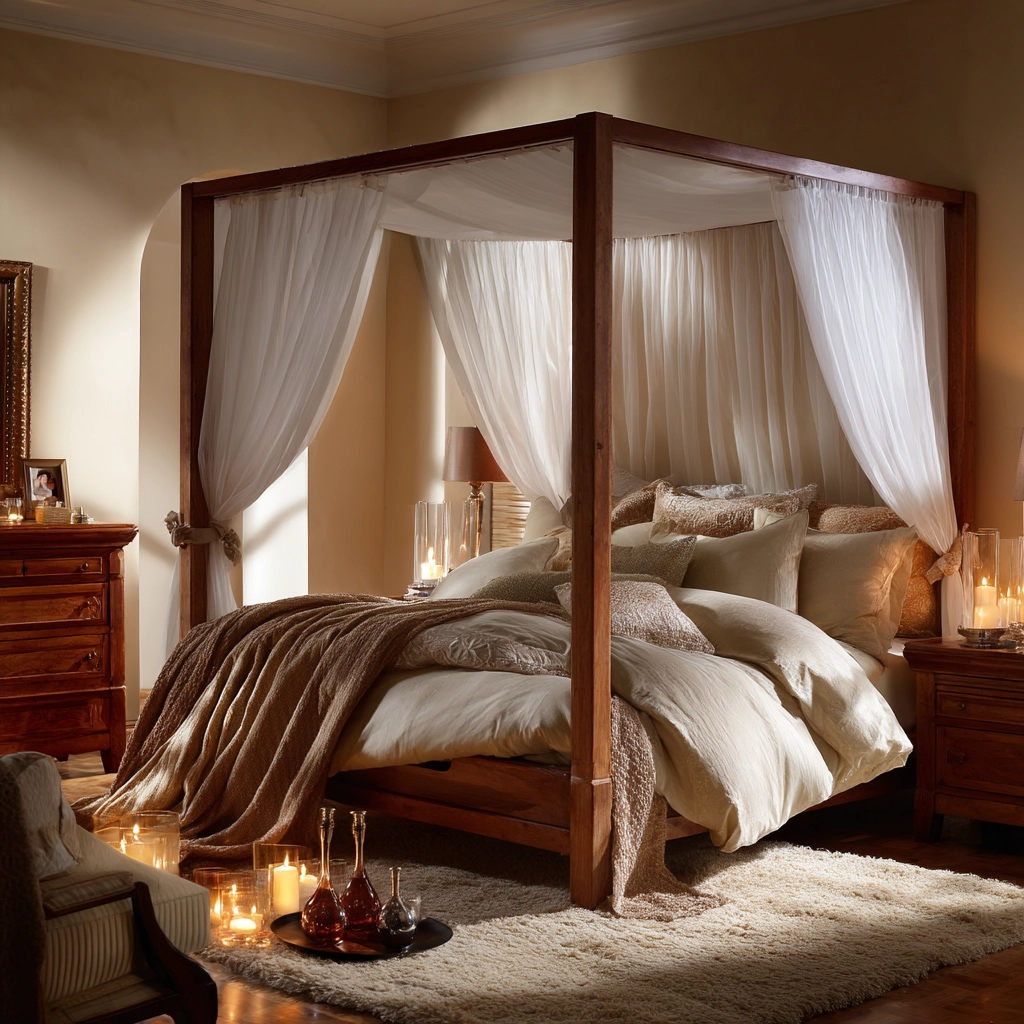 cozy neutral bedroom 36