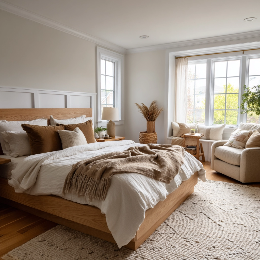 cozy neutral bedroom 6