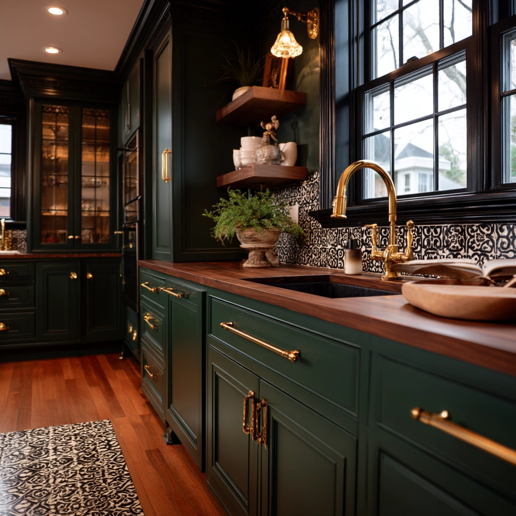 dark academia kitchen 3