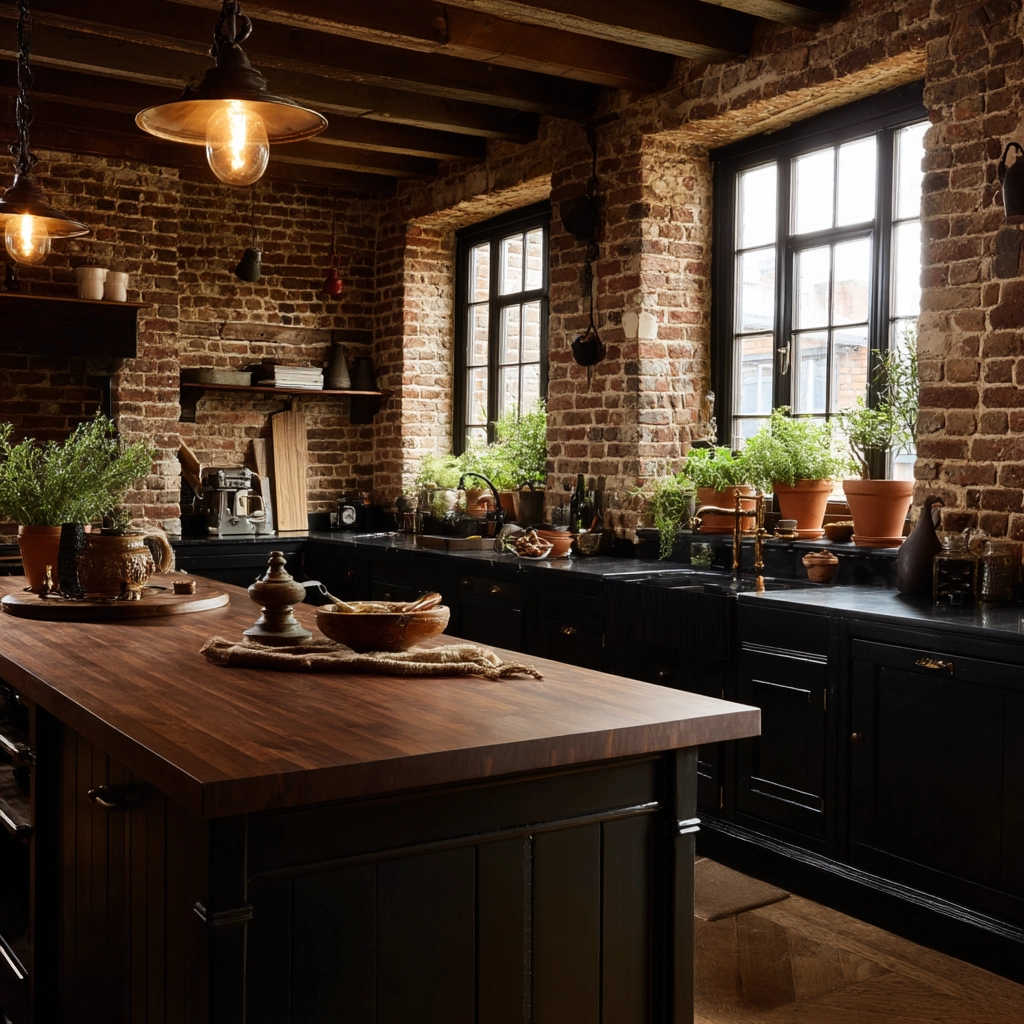 dark academia kitchen 39