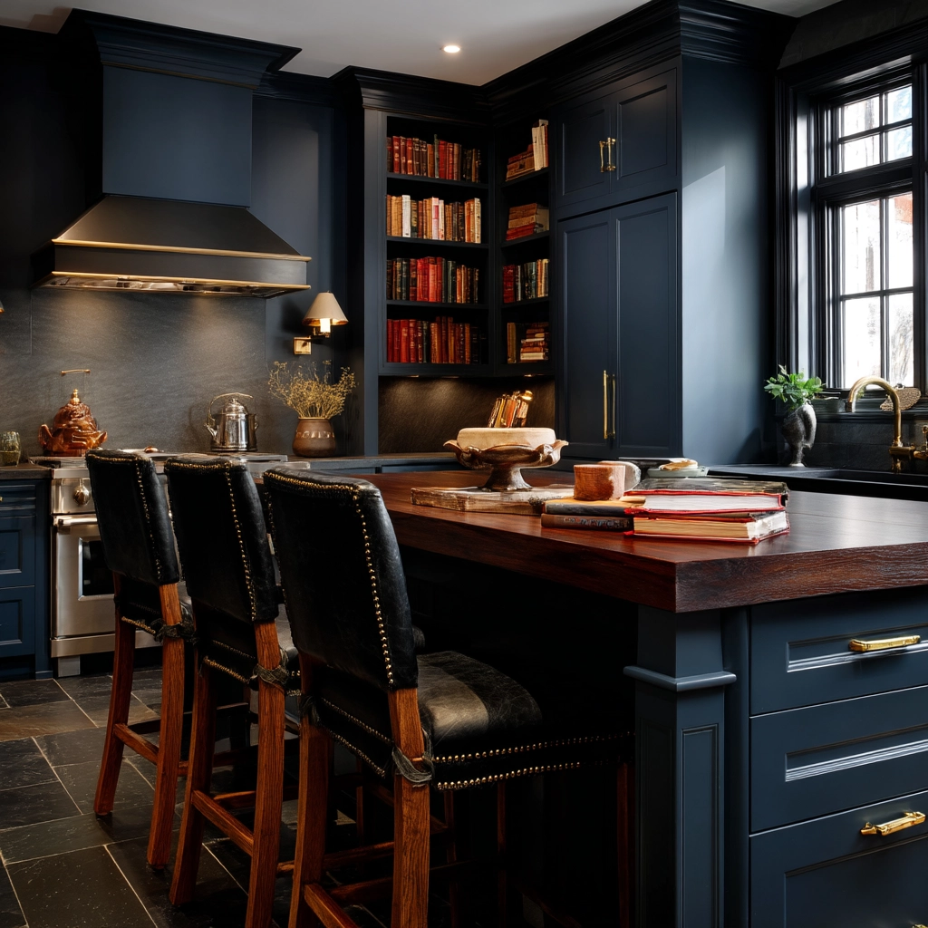 dark academia kitchen 41