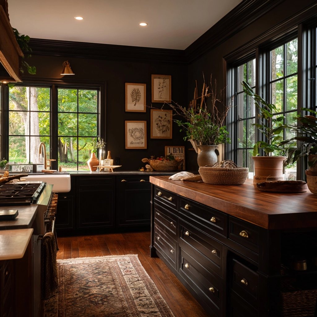 dark academia kitchen 47
