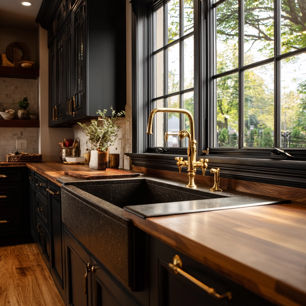dark academia kitchen 50