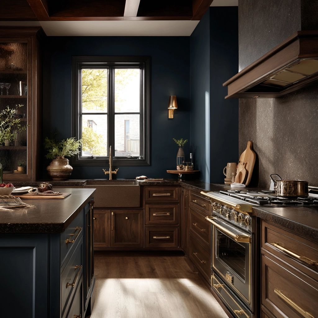 dark academia kitchen 60