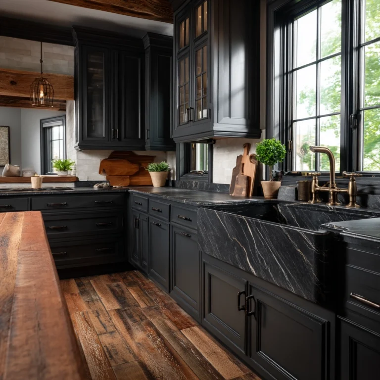 dark and moody kitchen 1
