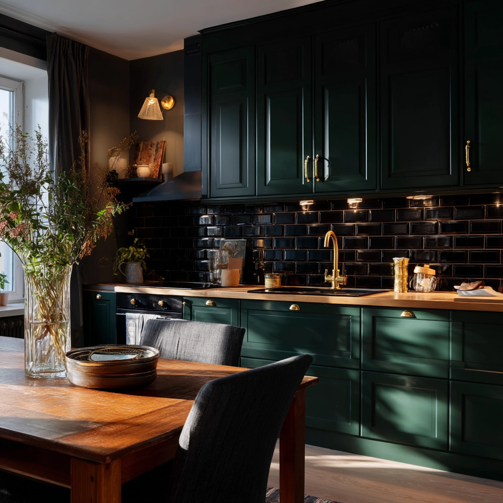 dark and moody kitchen 10