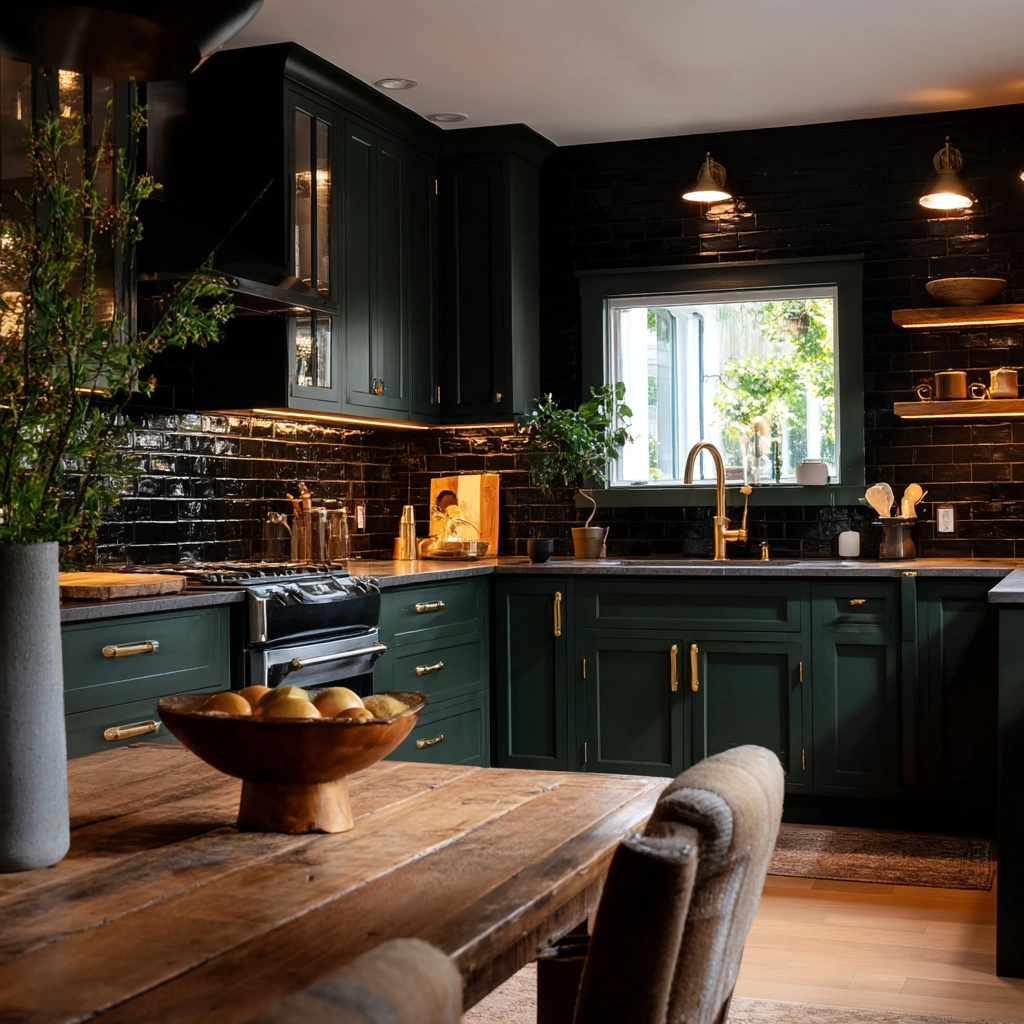 dark and moody kitchen 11