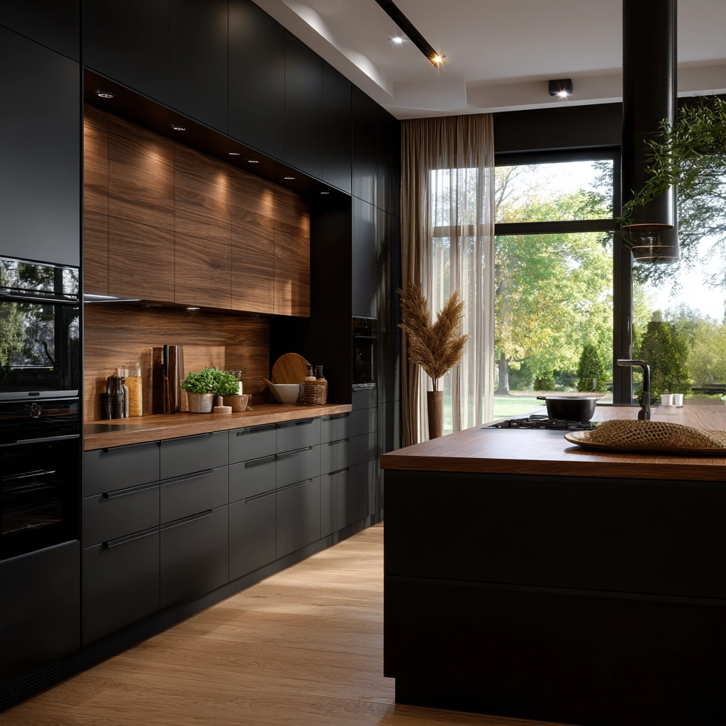 dark and moody kitchen 14