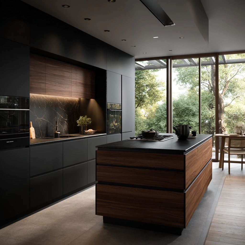 dark and moody kitchen 16