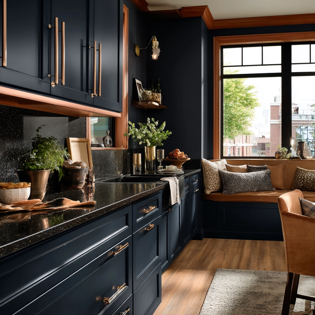 dark and moody kitchen 33
