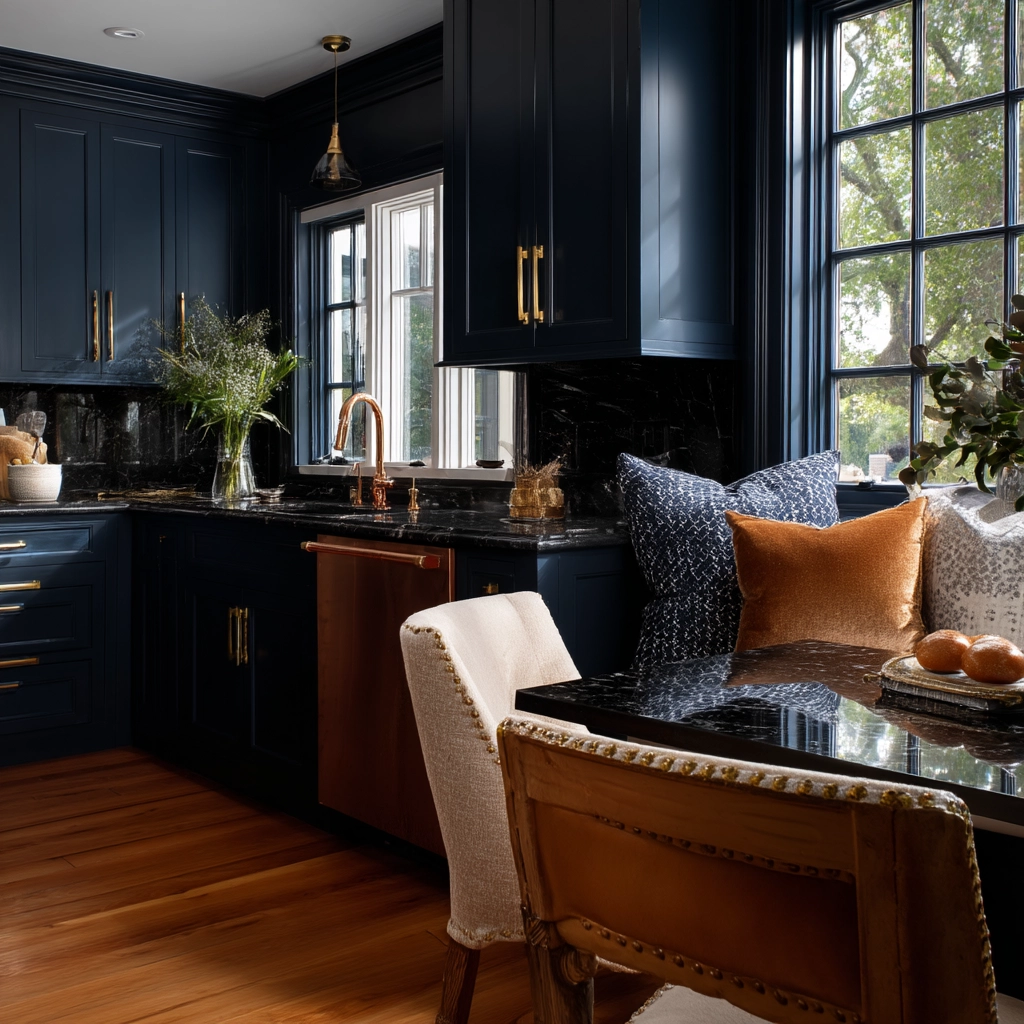 dark and moody kitchen 35