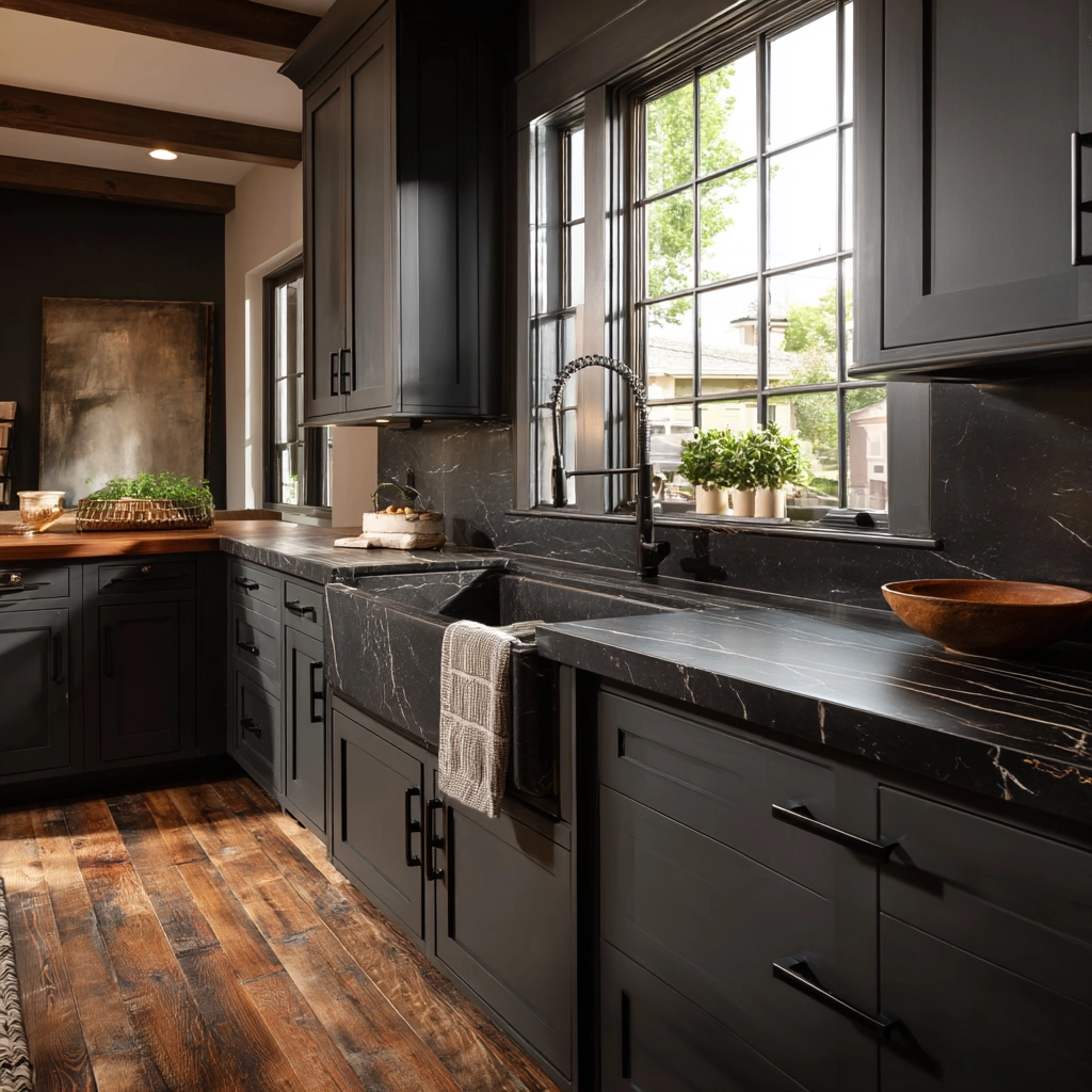 dark and moody kitchen 4