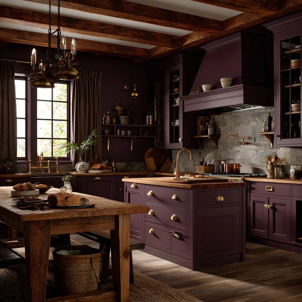 dark and moody kitchen 48