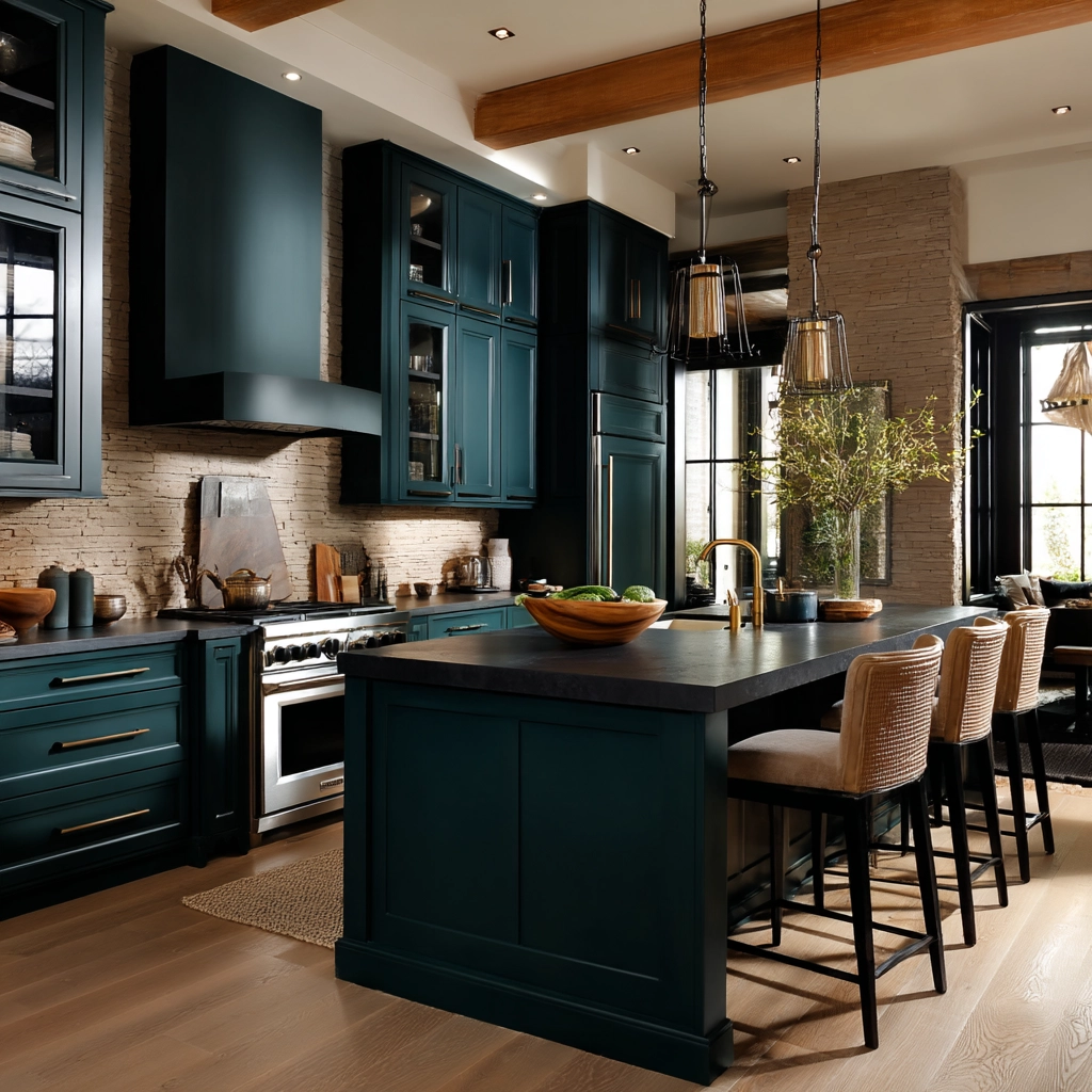 dark and moody kitchen 50