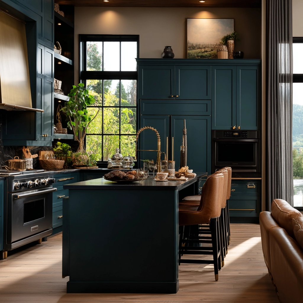 dark and moody kitchen 52