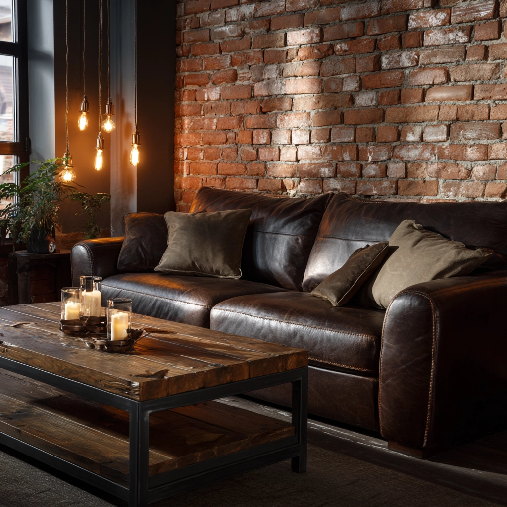 dark brown couch living room ideas 11