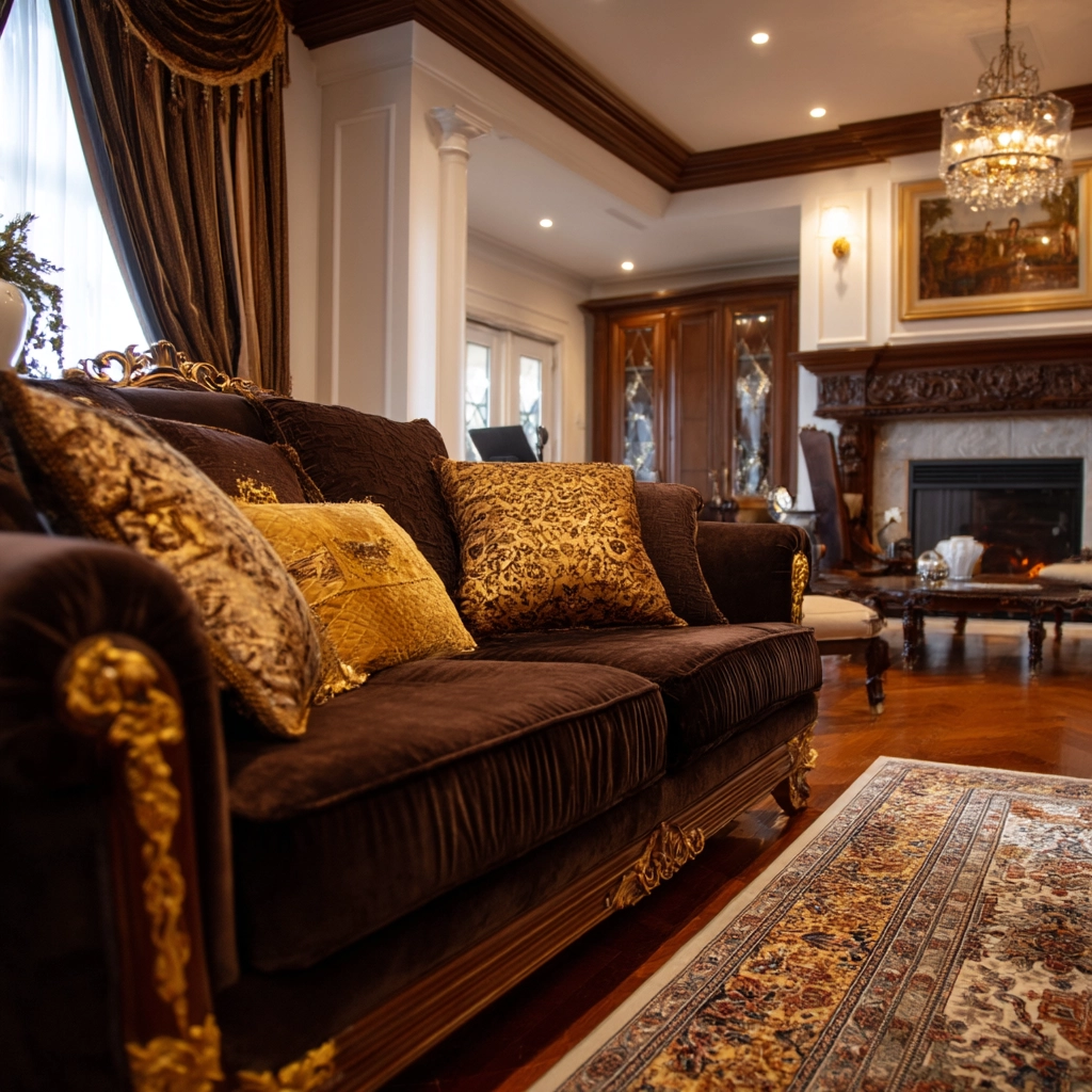 dark brown couch living room ideas 31