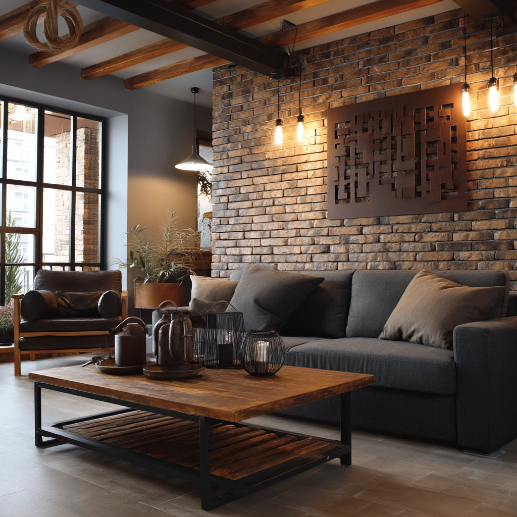 dark gray couch living room 10