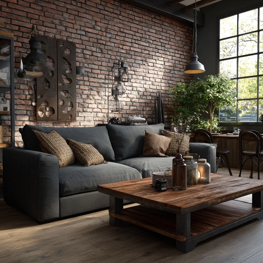 dark gray couch living room 12