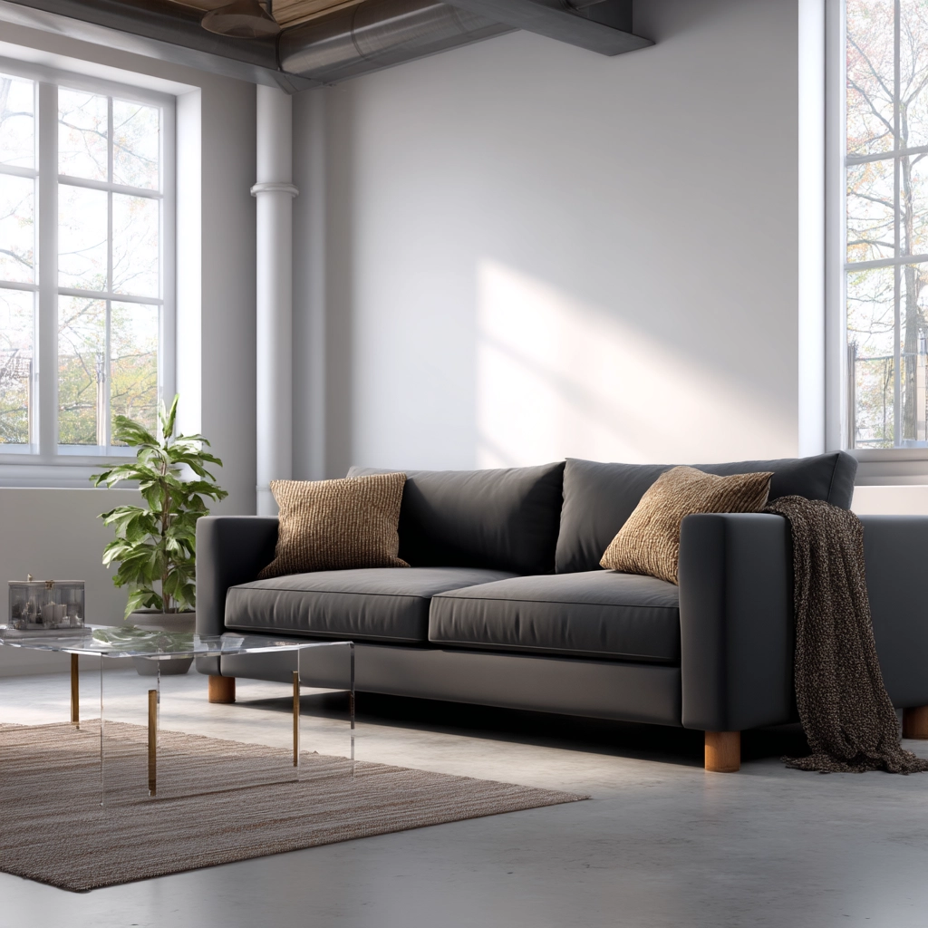 dark gray couch living room 16