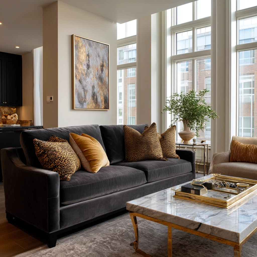 dark gray couch living room 22